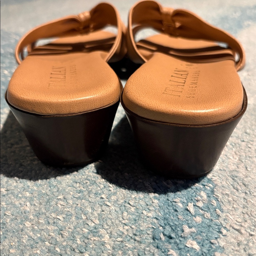Italian Shoemakers Slide Sandals, Sz 8 - Picture 3 of 4